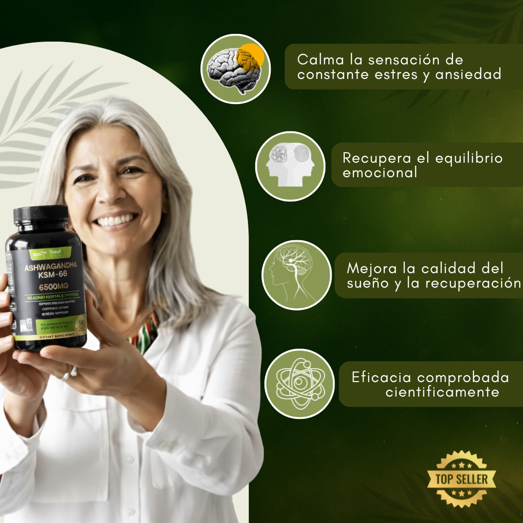 Ashwagandha KSM-66 Calma y Equilibrio